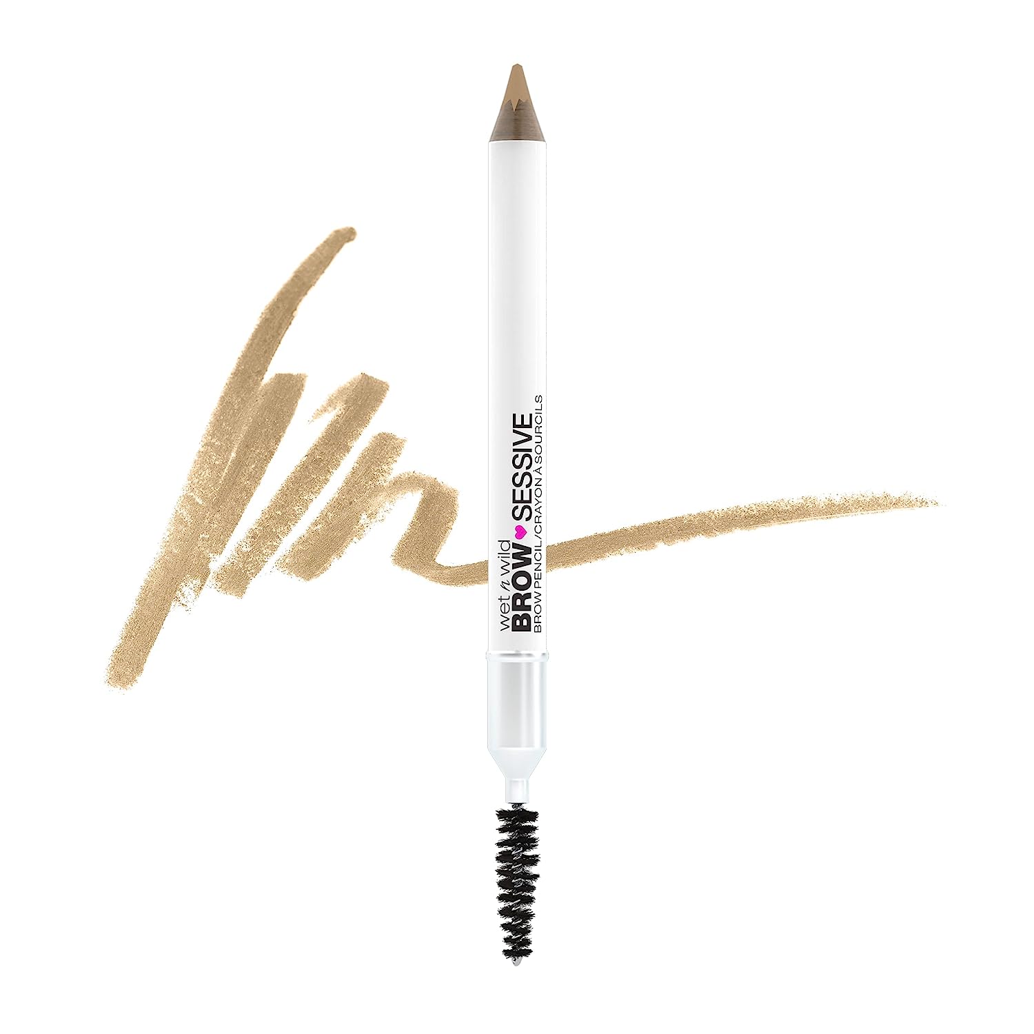 251103074812681_1 Eyebrow Pencil By Wet n Wild Brow-Sessive Brow Makeup Pencil Liner Blending Brush, Precise, Fine Tip, Shapes, Defines, Fills, Dark Brown - Image 1